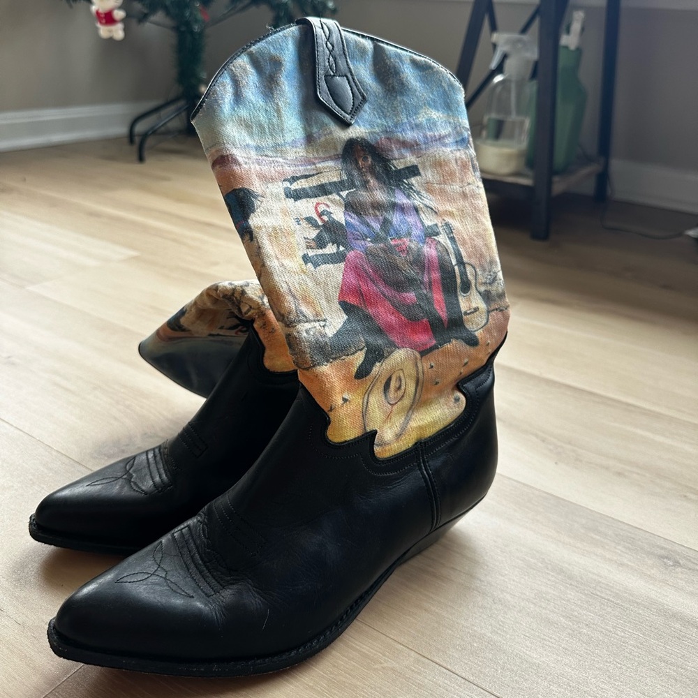 Leather Art boots